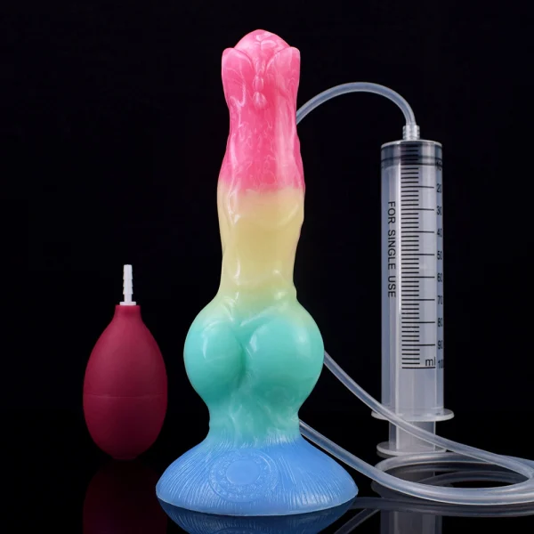 Silicone dog penis multi-color simulated penis animal female masturbator adult sex toys wholesale：圖片 2