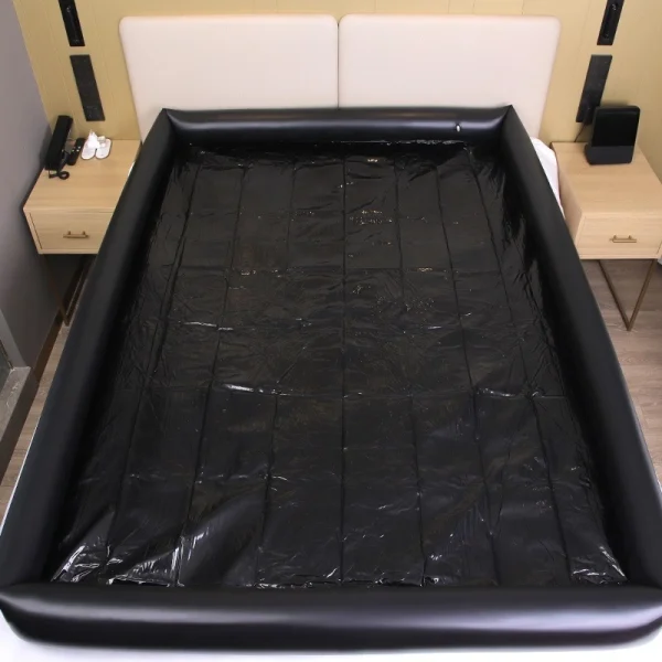 Inflatable water bed sex foreplay：圖片 2