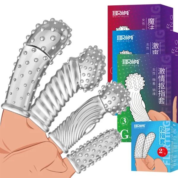 G-spot and A-spot passion magic fingertip finger sleeve：圖片 2