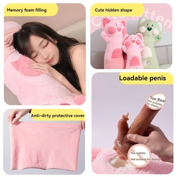 Hidden masturbation cat pillow：圖片 5