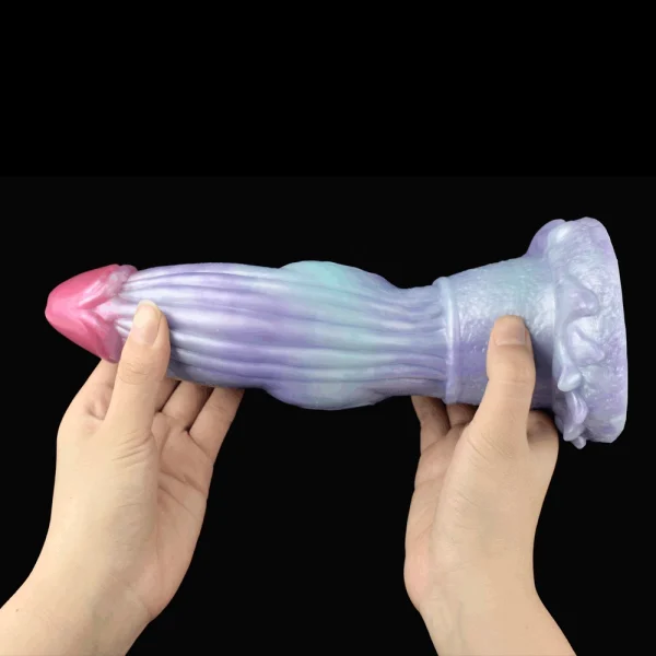 Alien Tyrannosaurus rex penis adult products wholesale platinum silicone dildo luminous female attacker wearing Ding Ding：圖片 2