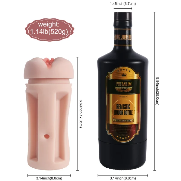 【 US Spot】Lila wine bottle masturbator：圖片 3