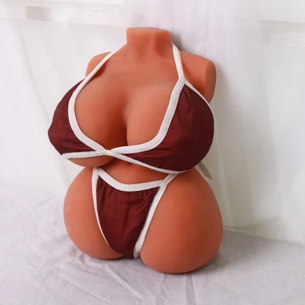 【 US Spot】Wheat color 30cm half-body doll mold：圖片 8