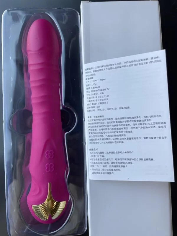 US Spot Vibrator Rabbit Telescopic 3 Thrusting 10 Vibration Dildo Clitoral Stimulator Retractable Female Masturbators Rechargeable Sex Toys for Women Couples：圖片 4