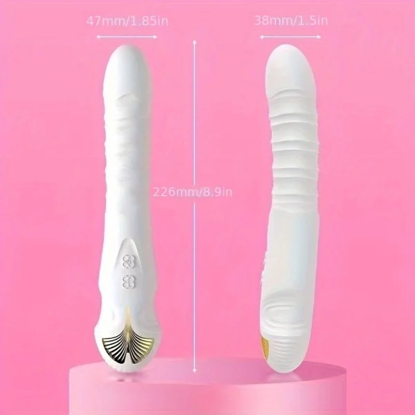 US Spot Vibrator Rabbit Telescopic 3 Thrusting 10 Vibration Dildo Clitoral Stimulator Retractable Female Masturbators Rechargeable Sex Toys for Women Couples：圖片 3