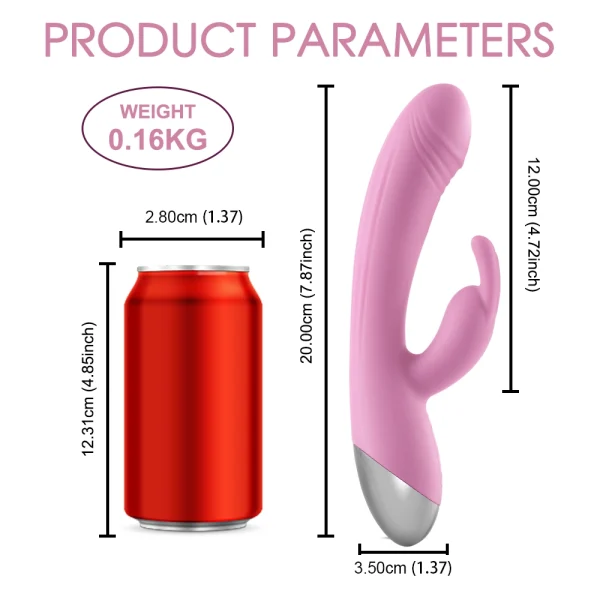 【 US Spot】Happy Rabbit Pink Vibrator：圖片 2