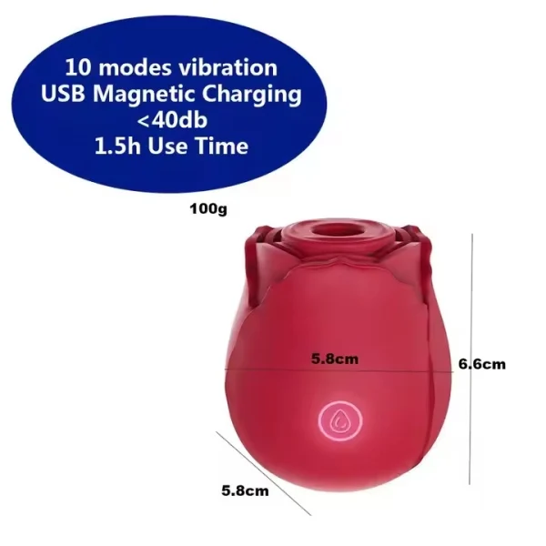 Nipple clitoris sucking vibrator massager, adult sex toys, female vibrator：圖片 2