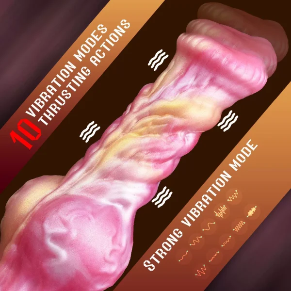 Alien horse dick retractable vibrator, wearable dildo：圖片 4