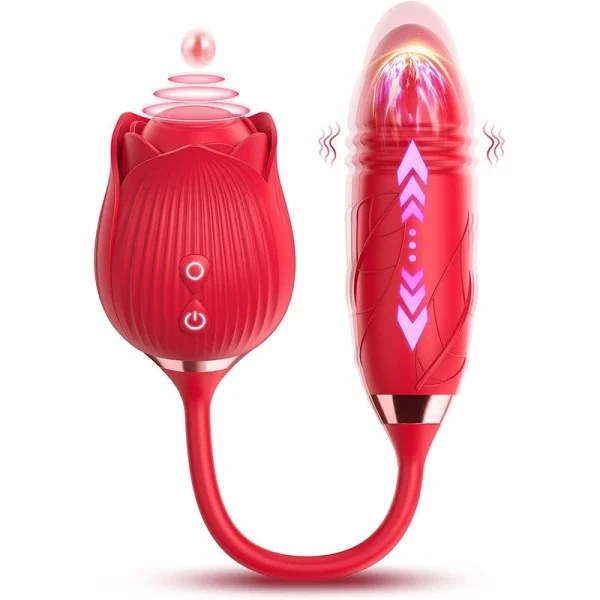 Rose Sex Toy Sucking Vibrator：圖片 2