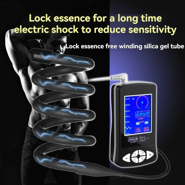 Electric shock sex toys SM penis ring：圖片 2