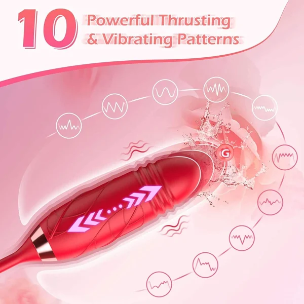Rose Sex Toy Sucking Vibrator：圖片 4
