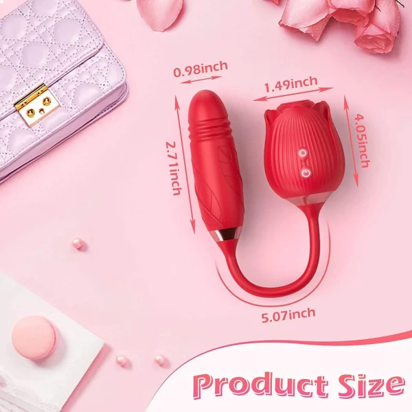 Rose Sex Toy Sucking Vibrator：圖片 5