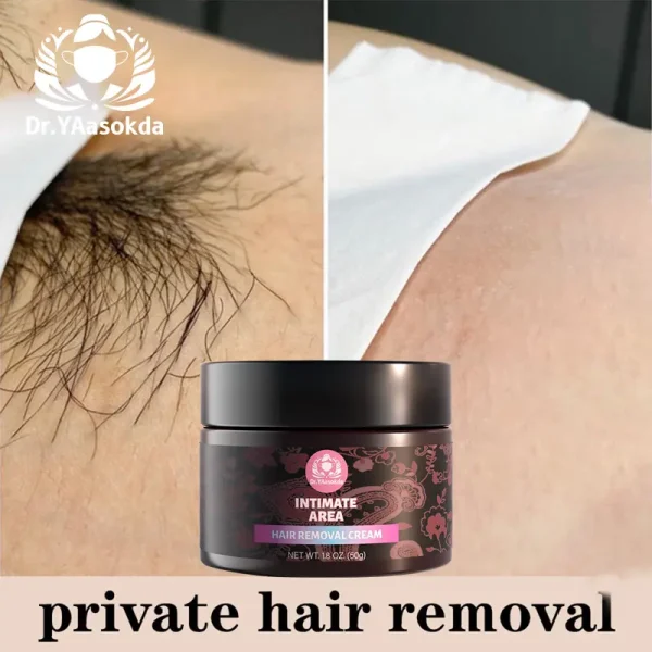 Hair removal cream for women's bikini, underarms and sensitive areas - alcohol-free and paraben-free formula, gentle and painless hair removal cream, quickly smooths the private areas of legs and arms：圖片 2