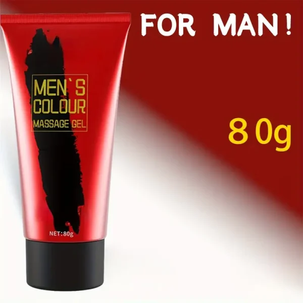 Men's Massage Gel,High-quality cream for men and women - thickening and moisturizing body cream with natural ingredients, long-lasting moisturizing, suitable for couples, couple life, intimate care, elegant tube design, natural ingredients：圖片 3