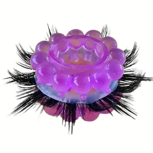 Glue penis ring men's soft sheep eyeball chicken ring lock ejaculation adult toy bedroom use：圖片 2