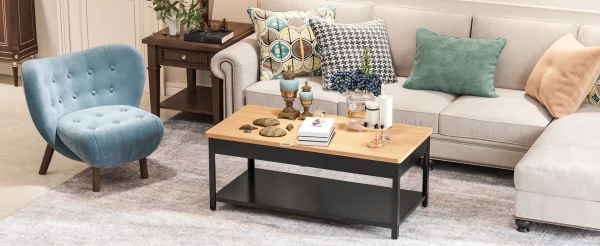 Heavy duty security coffee table with fingerprint lock and alarm function - double layer cabinet, hidden storage, stainless steel and hardwood structure - modern security center table for living room, home office, valuables, simple design, high quality workmanship, suitable for office professionals：圖片 4